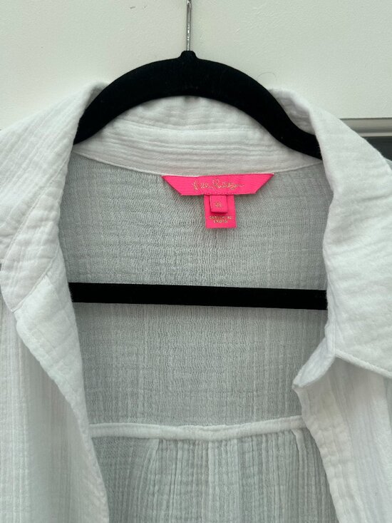 Women's Cotton Button-Down Shirt - Picture 2 of 7